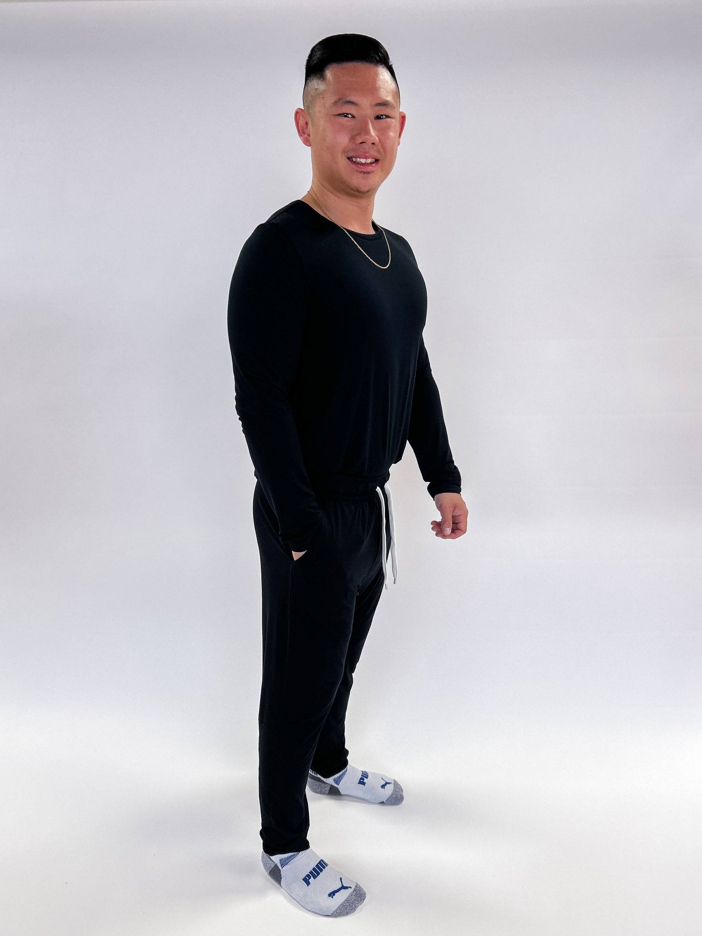 Cloud Nine Bamboo Collective - Unisex Jogger Bamboo PANTS | Black: IN STOCK ON SALE