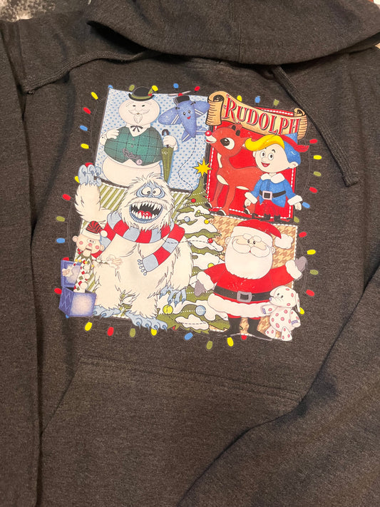 Rudolph hoodie LARGE
