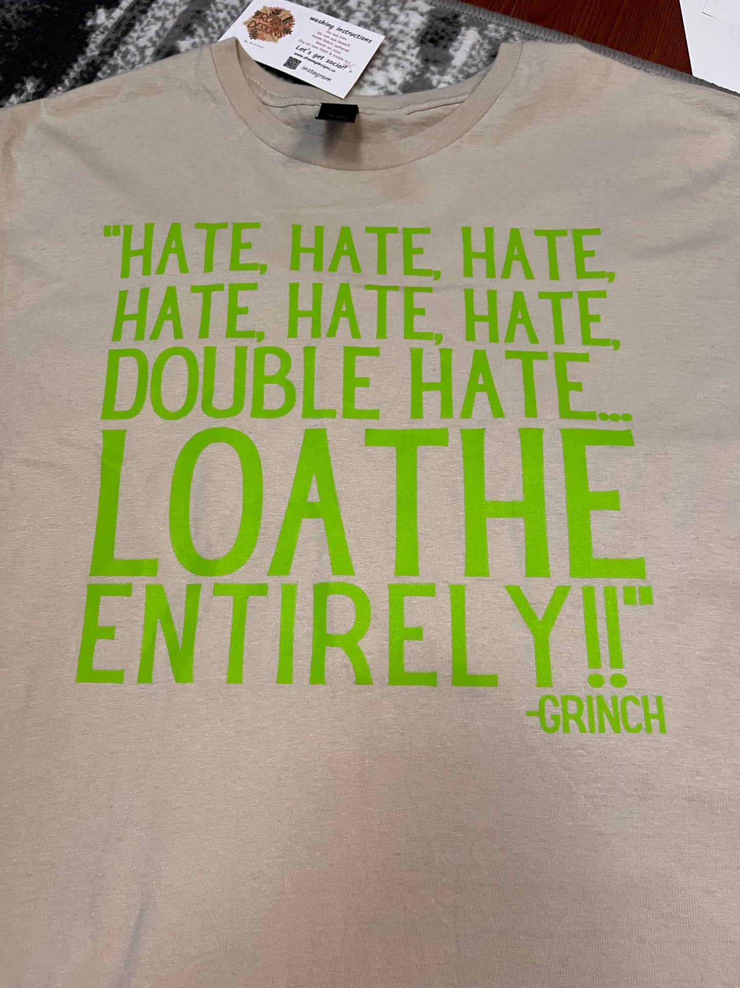 Hate hate hate T-shirt MEDIUM