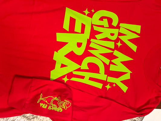 Grinch era long sleeve LARGE