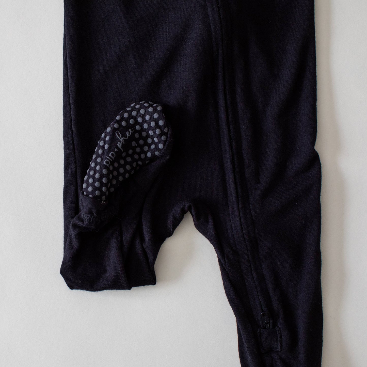 Pip + Phee - Bamboo Footed Sleeper | Night Black IN STOCK