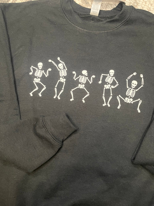 Dancing skellie crewneck YOUTH XL