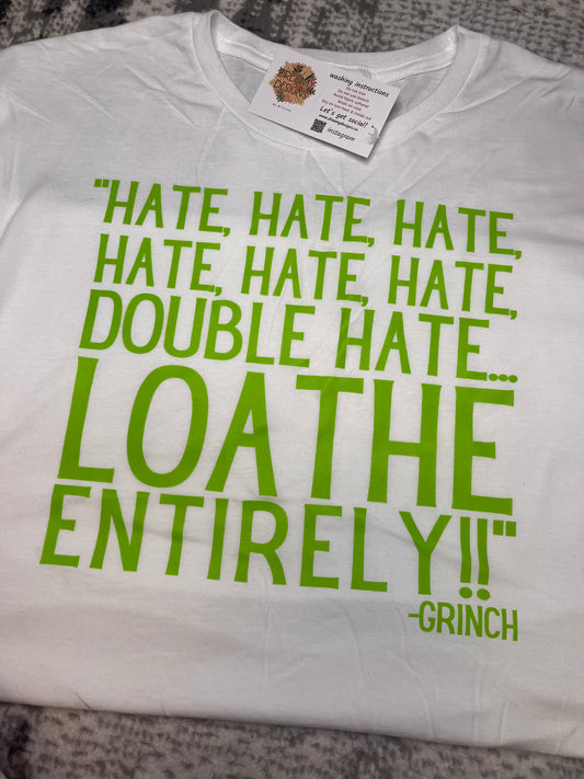 Hate hate hate T-shirt LARGE