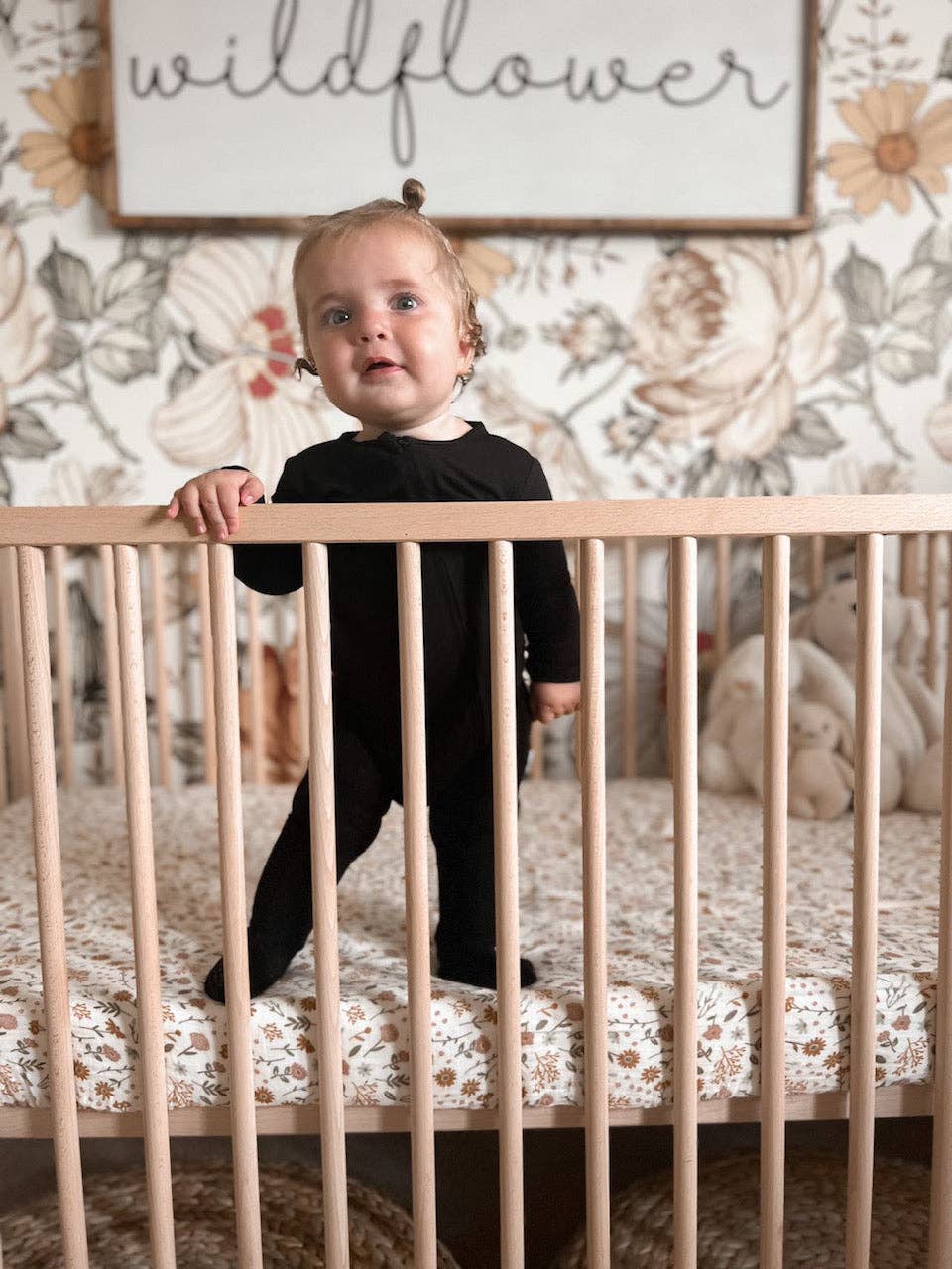 Pip + Phee - Bamboo Footed Sleeper | Night Black IN STOCK