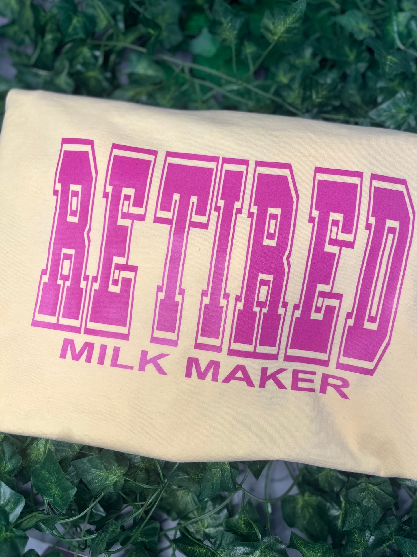 Retired milk maker