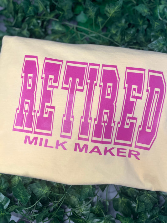 Retired milk maker