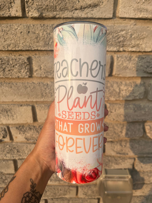 Teachers plant seeds