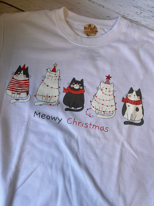 Meow Christmas  T-SHIRT