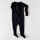 Pip + Phee - Bamboo Footed Sleeper | Night Black IN STOCK