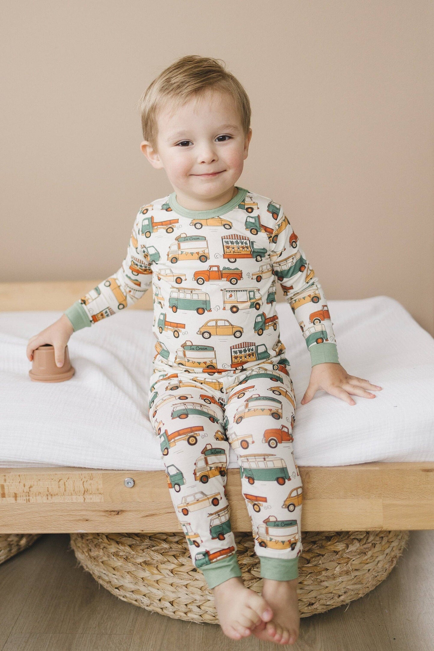 Little Joy Co. - Cruisin' then Snoozin' 2pc Bamboo Pajamas IN STOCK