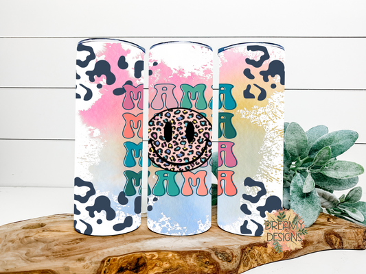 Mama colourful cow print