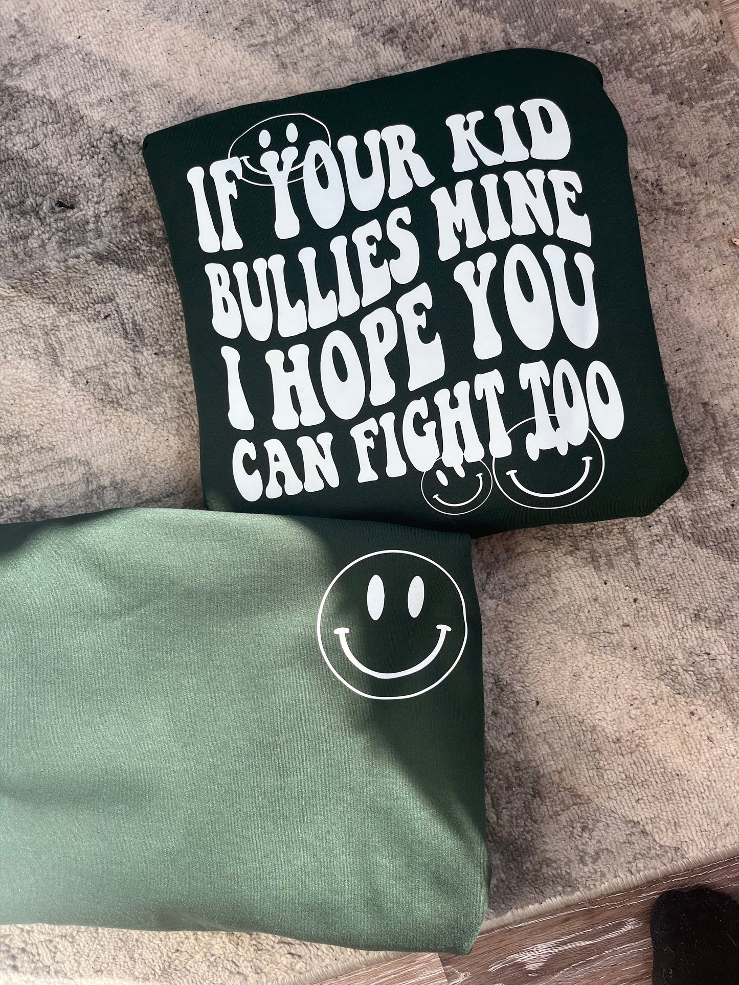 if your kid bullies mine