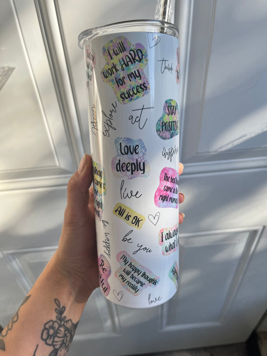 Manifestation tumbler - dreamydesignsss